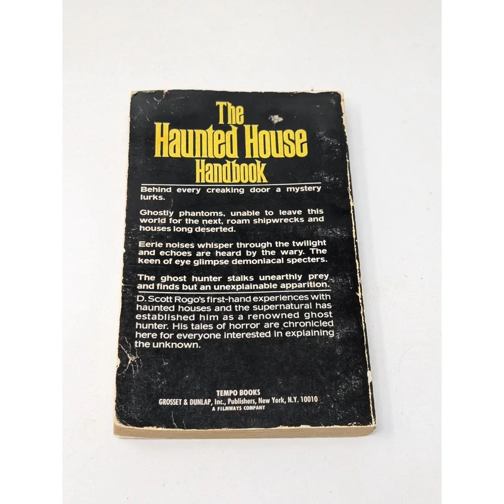 Haunted House Handbook by D. Scott Rogo Ghosts Occult Supernatural Book 1978 VTG